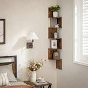 The Shopsite Home-living VASAGLE Floating Corner Shelf - 5-Tier VASAGLE Floating Corner Shelf - 5-Tier