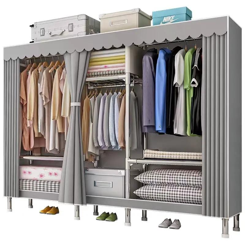 salelink.co.nz Unbranded Clothes Wardrobe Organiser (LM1248 (2)) Clothes Wardrobe Organiser (LM1248 (2)) | Action Outdoors NZ