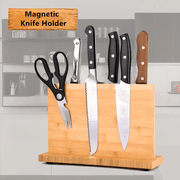 salelink.co.nz Unbranded Bamboo Magnetic Knife Storage Bamboo Magnetic Knife Storage Holder Stand