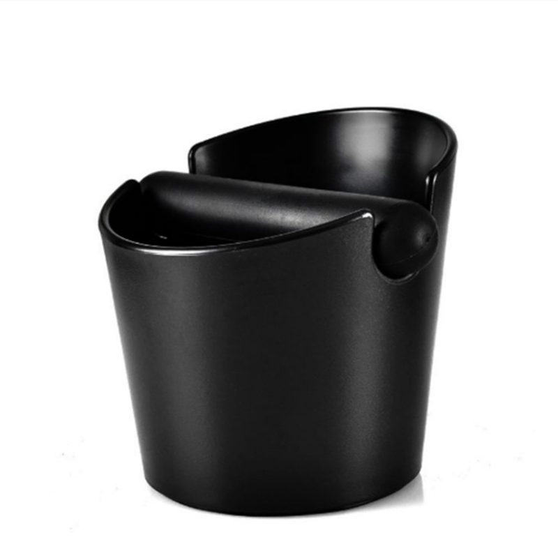 Coffee Waste Container Grinds Knock Box Tamper Tube Bin Black Bucket by salelink.co.nz