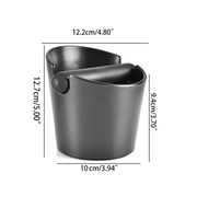 Coffee Waste Container Grinds Knock Box Tamper Tube Bin Black Bucket – view 5