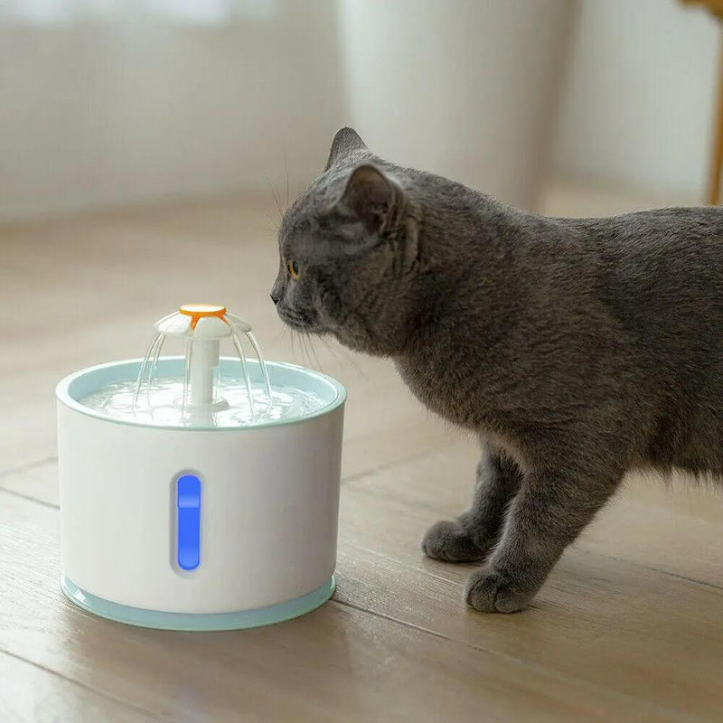 salelink.co.nz Unbranded Electric Pet Water Fountain 2.4L Electric Pet Water Fountain 2.4L USB Cat Dog Dispenser