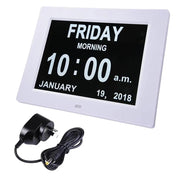 8" Dementia Calendar Clock Digital Alarm Clock – view 1