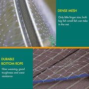 Fishing Net Quick Throw Mono Nylon Mesh Drawstring Chain Bottom Spread – view 4