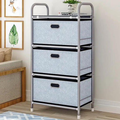 4 Tier Drawer Storage Rack Box Cabinet Organiser Shelf – view 2