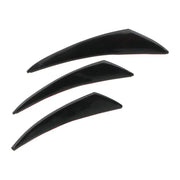 6Pcs Car Front Bumper Lip Splitter Fins Body Spoiler Canards Refit - Black – view 7