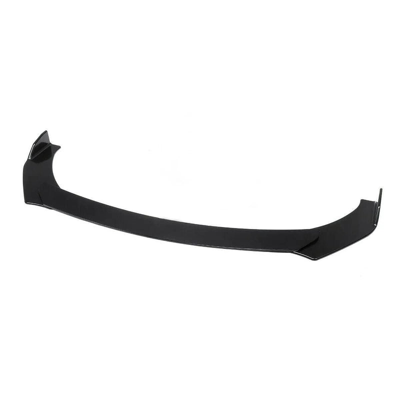 Universal Gloss Black Car Front Bumper Protector Lip Kit – view 1