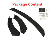 Universal Gloss Black Car Front Bumper Protector Lip Kit – view 3