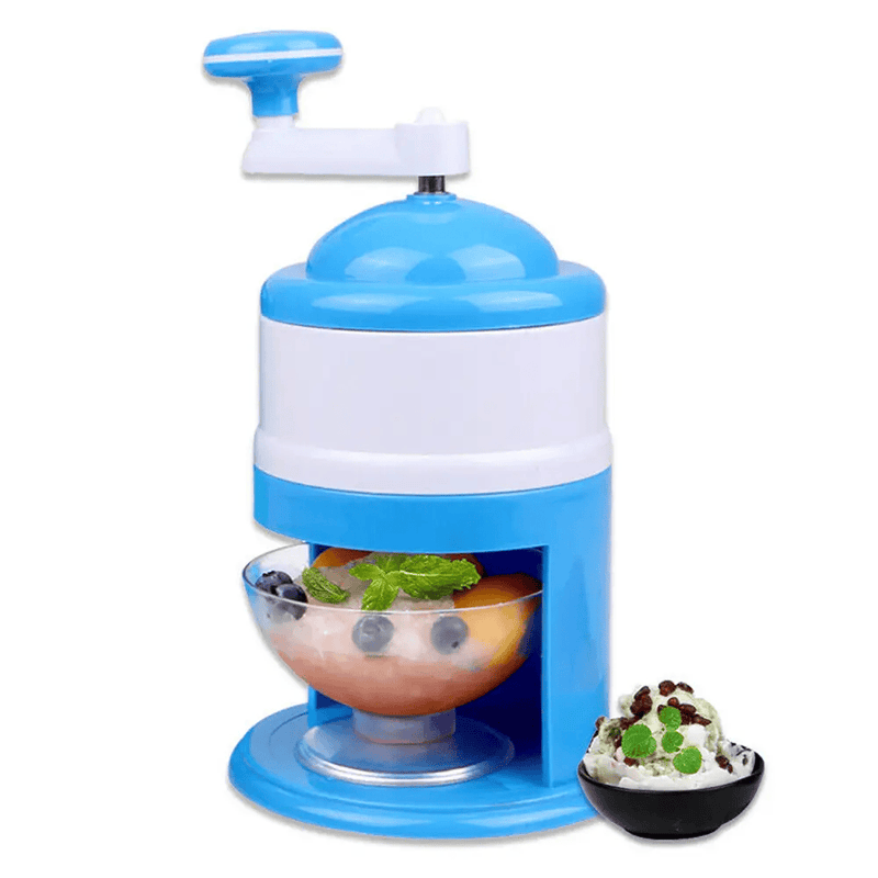 Manual Ice Shaver Machine Hand Crank Premium Ice Crusher Snow Cone Maker Tool – view 1