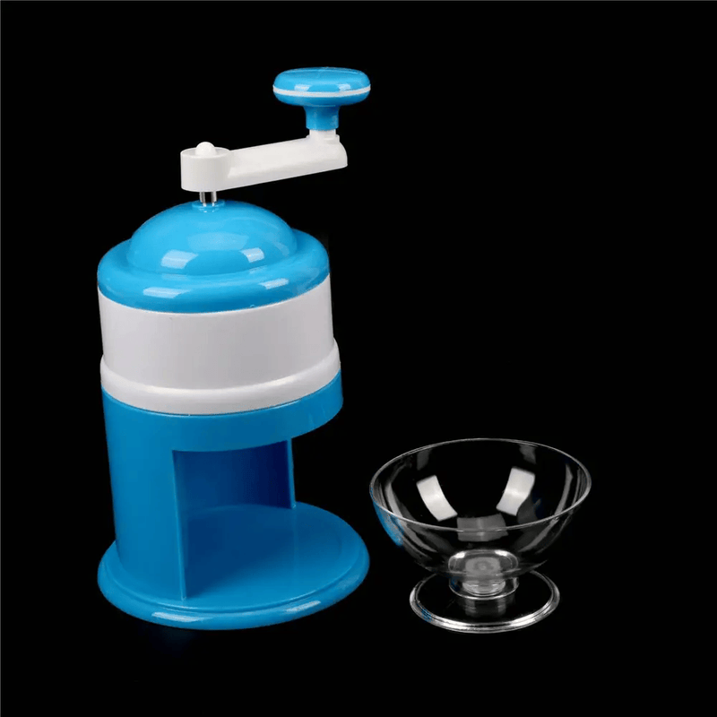 Manual Ice Shaver Machine Hand Crank Premium Ice Crusher Snow Cone Maker Tool – view 5