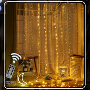 300 LED Curtain String Fairy Light Christmas Light – view 3