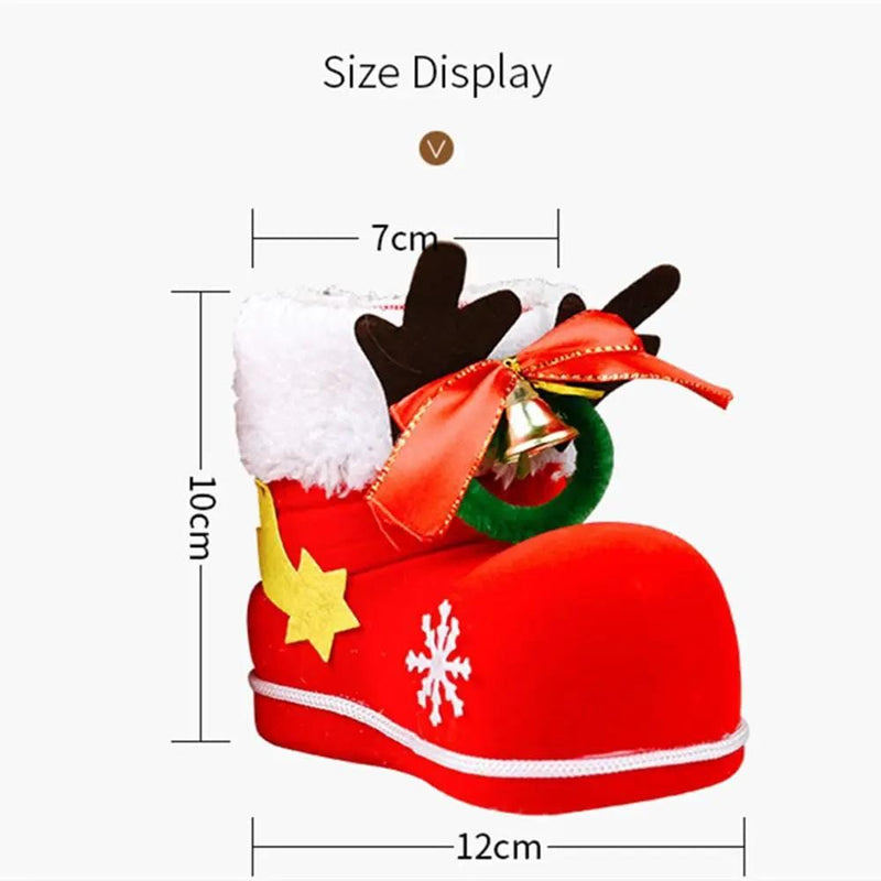 2pcs Christmas Decorations Children Gifts Candy Boots Gift Box – view 8