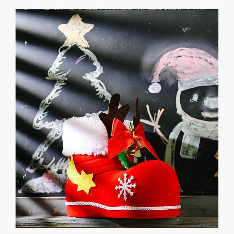 2pcs Christmas Decorations Children Gifts Candy Boots Gift Box – view 7