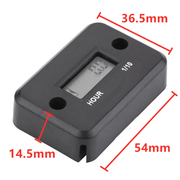 salelink.co.nz Unbranded Motorcycle Hour Meter Inductive Waterproof Hour Meter For Motorcycle ATV