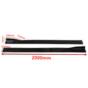 2M Side Skirt Body Kit Rocker Panel Extension Universal – view 3
