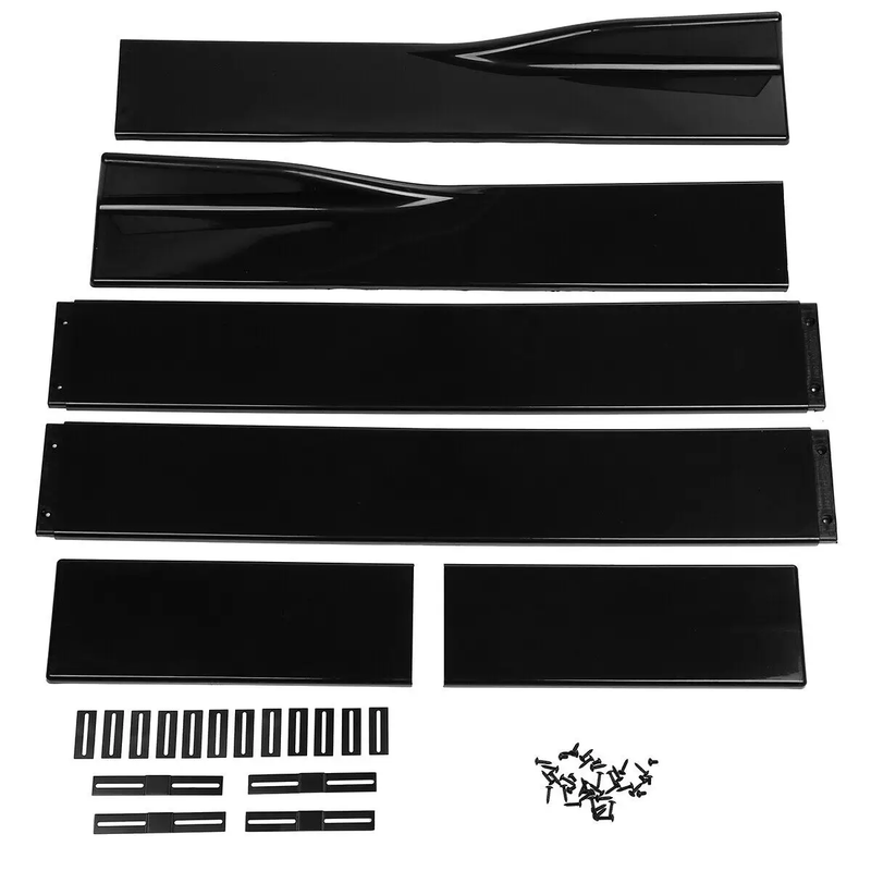 2M Side Skirt Body Kit Rocker Panel Extension Universal – view 1