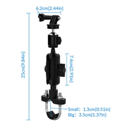 Motorcycle Action Camera GoPro Holder Mount For Handlebars – view 4
