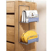 Blue Two Tier Handbag Rack Organizer Set 2 Piece for Bags Iron Frame – view 1