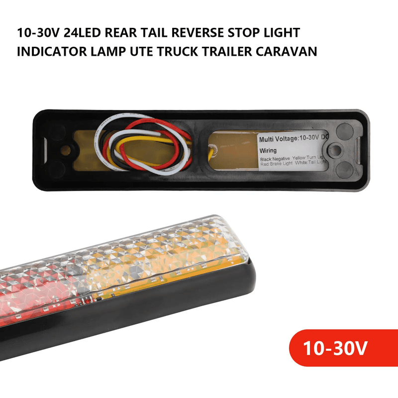salelink.co.nz Unbranded 2X Trailer lights 2X LED Trailer Tail Lights 10V to 30V for Truck Ute