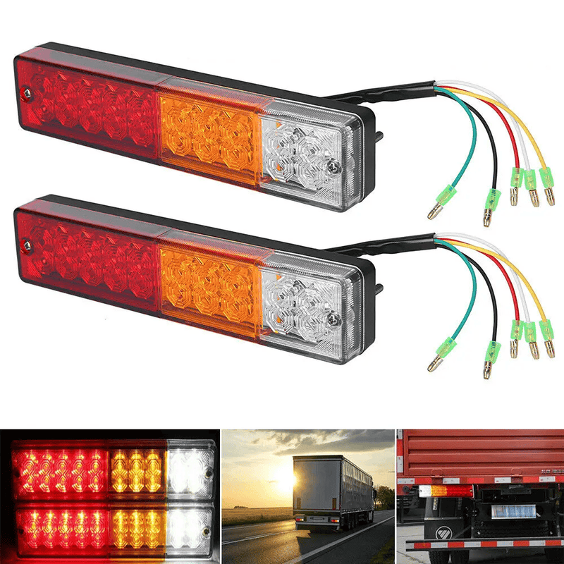 salelink.co.nz salelink.co.nz 2 x 24V Tail Lights 2 x 24V Trailer Tail Lights With 20 LEDs