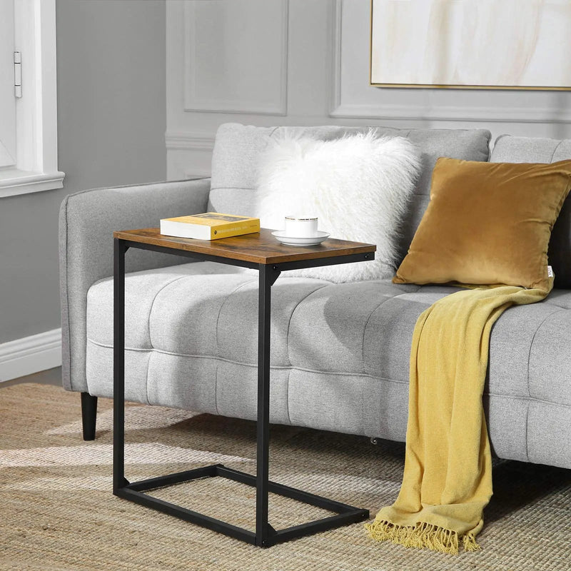 The Shopsite bedside table Vasagle C-Shape Laptop Stand Side Table Vasagle C-Shape Laptop Stand Side Table