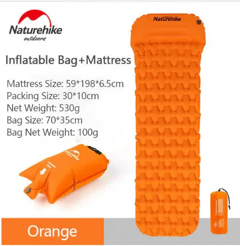 Outdoor Inflatable Mattress - Moisture-Proof Camping Tent Sleep Pad with Pillow Options | 1P & 2P – view 2