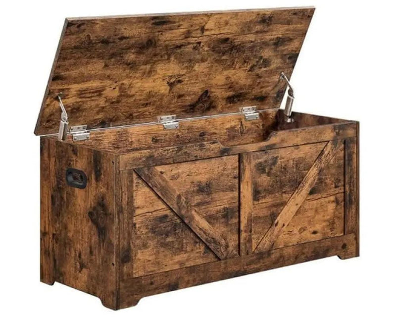 The Shopsite Home-living Vasagle Farmhouse Style Storage Bench Vasagle Farmhouse Style Storage Bench