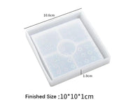 Holographics Coaster Moulds - Round/Square/Hexagonal – view 4