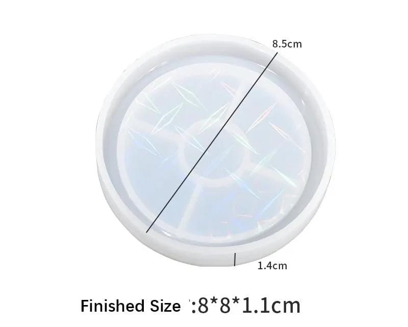 Holographics Coaster Moulds - Round/Square/Hexagonal – view 6