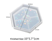Holographics Coaster Moulds - Round/Square/Hexagonal – view 7