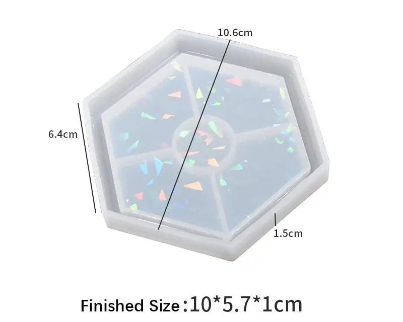 Holographics Coaster Moulds - Round/Square/Hexagonal – view 7