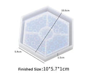 Holographics Coaster Moulds - Round/Square/Hexagonal – view 8