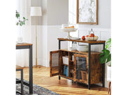 The Shopsite Home-living 100CM Buffet Cabinet with Glass Doors 100CM Buffet Cabinet with Glass Doors