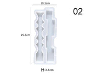 Candle Casting Mould with Resin, Cement, Candle - 01 – view 3