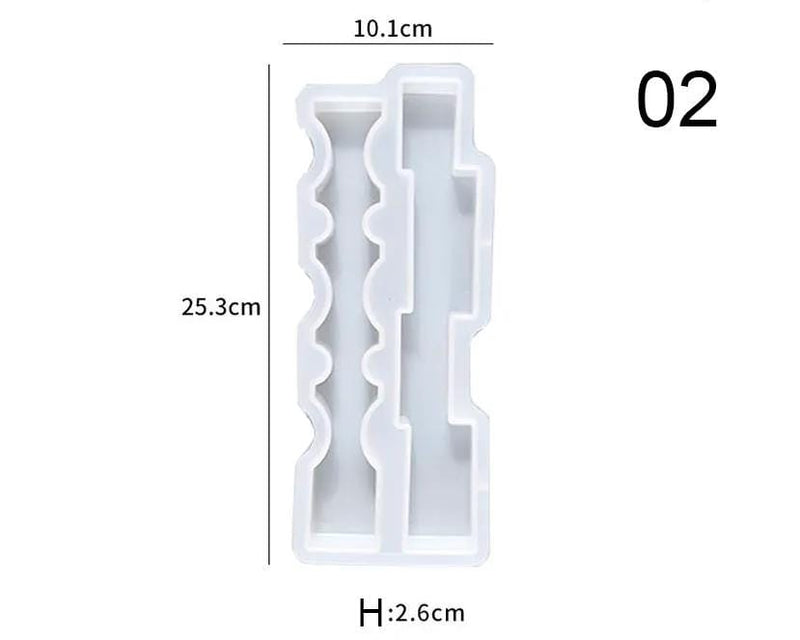 Candle Casting Mould with Resin, Cement, Candle - 01 – view 3