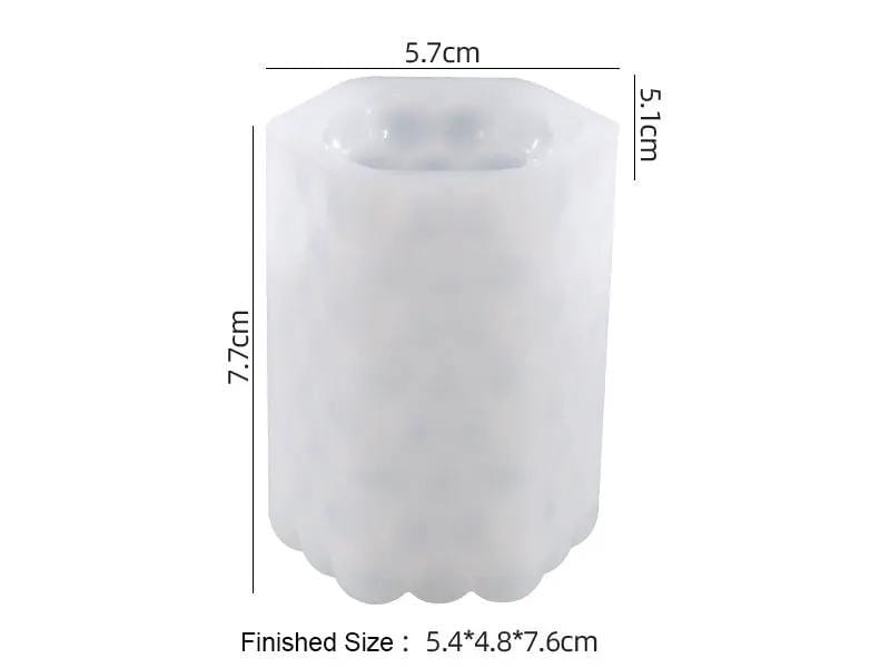 Candle Casting Mould with Resin, Cement, Candle - 04 – view 3