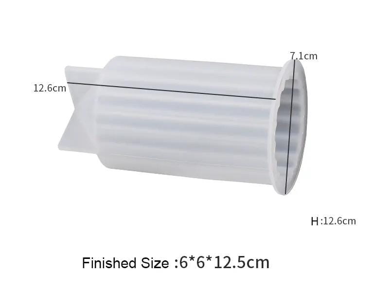 Candle Casting Mould with Resin, Cement, Candle - 05 – view 5