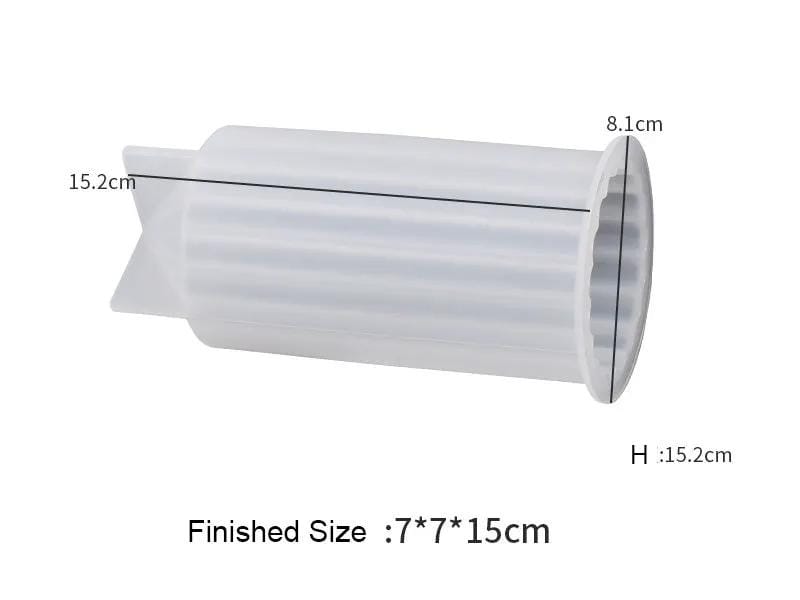 Candle Casting Mould with Resin, Cement, Candle - 05 – view 6