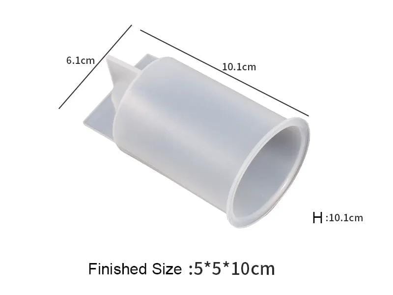 Candle Casting Mould with Resin, Cement, Candle - 06 – view 4