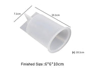 Candle Casting Mould with Resin, Cement, Candle - 06 – view 6