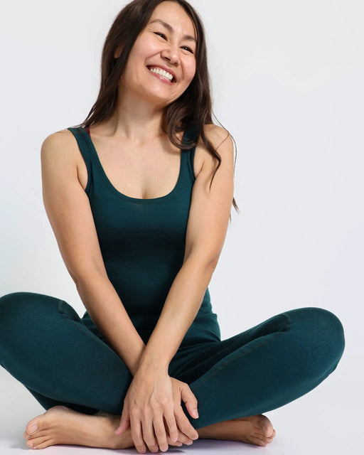 Women's Base Pant - 100% Merino Wool, Pine Green – view 2