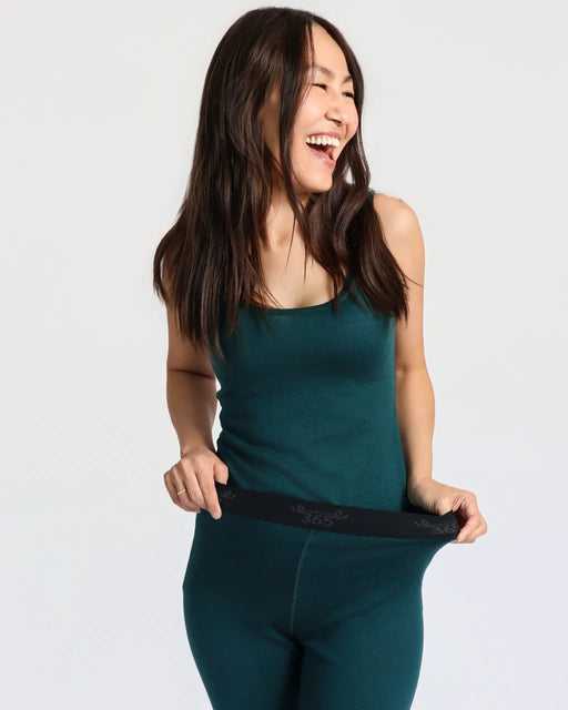 Women's Base Pant - 100% Merino Wool, Pine Green – view 1