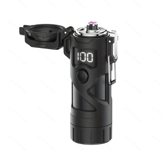 g8buynz Multifunctional Led Electric Arc Lighter With Digital Screen and Led Light Multifunctional Led Electric Arc Lighter With Digital Screen and Led Light