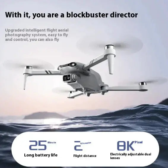 F10 Folding GPS Drone - 4K HD Camera with Dual Positioning & Smart Flight Modes | Portable Quadcopter – view 6
