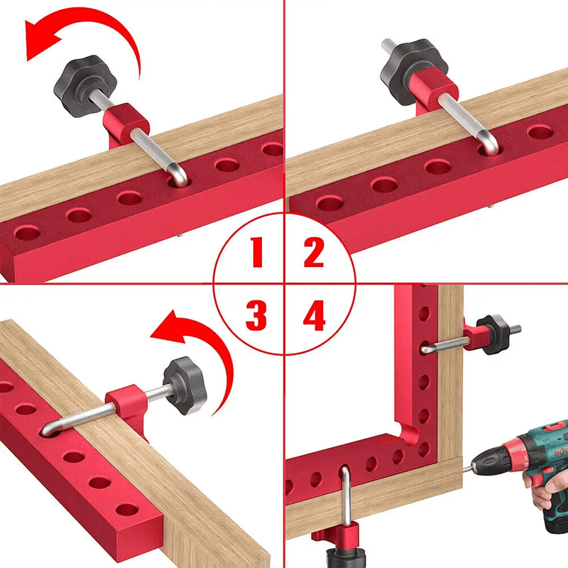 90 Degree Positioning Squares Right Angle Clamp Woodworking Carpenter Tool – view 3