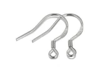 Resin Art NZ Earring Hooks S925 Sterling Silver Earring Hook- One pair S925 Sterling Silver Earring Hook- One pair | NZ