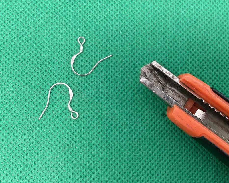 Resin Art NZ Earring Hooks S925 Sterling Silver Earring Hook- One pair S925 Sterling Silver Earring Hook- One pair | NZ