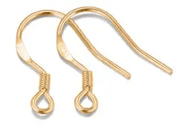 Resin Art NZ Earring Hooks S925 Sterling Silver Earring Hook- One pair S925 Sterling Silver Earring Hook- One pair | NZ