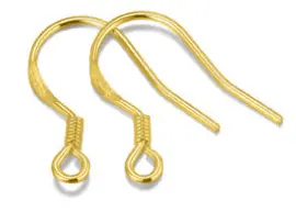 Resin Art NZ Earring Hooks S925 Sterling Silver Earring Hook- One pair S925 Sterling Silver Earring Hook- One pair | NZ
