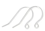 Resin Art NZ Earring Hooks S925 Sterling Silver Earring Hook- One pair S925 Sterling Silver Earring Hook- One pair | NZ